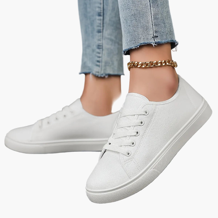 Dam Sneakers Låg Profil Vardagsskor Trendig Fritidsstil