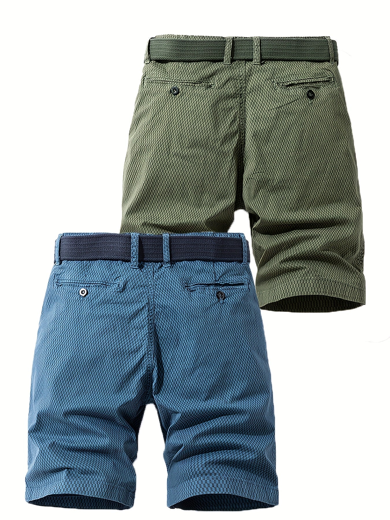 Herrshorts med bälte – Avslappnade och stilrena shorts för vardag och fritid