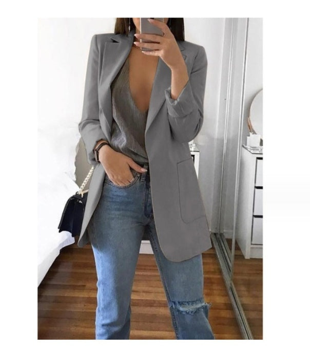 Emma – Slim Cardigan Blazer i Temperament
