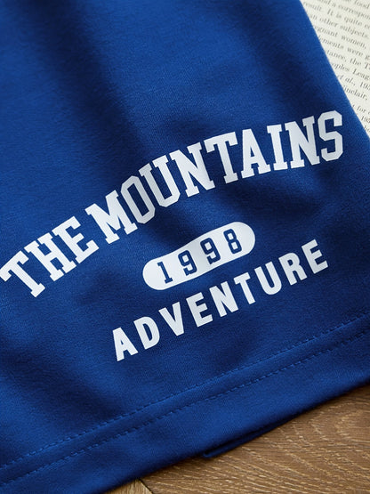 Damenset Sportigt Linne och Shorts – The Mountains Adventure – Fritid & Träning