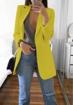 Emma – Slim Cardigan Blazer i Temperament