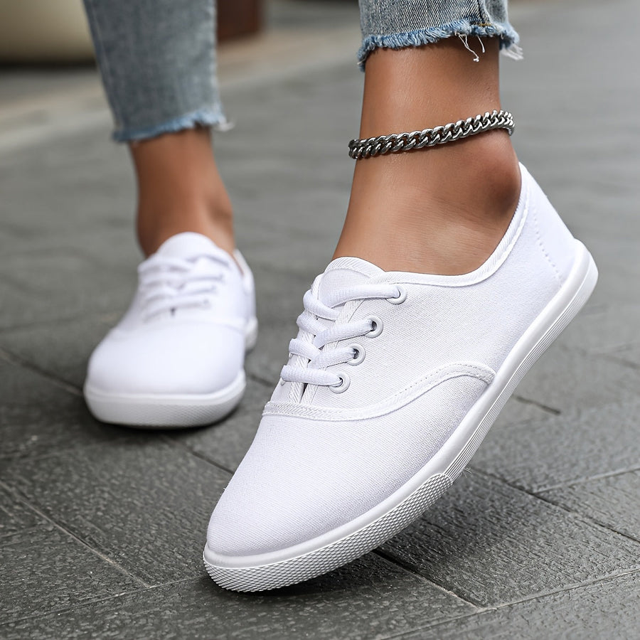 Dam Sneakers Låg Modell Vardag Komfort Urban Stil