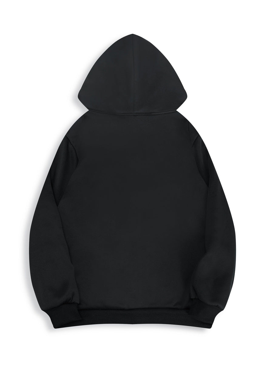 Unisex Hoodie med Dragkedja & Tribalmönster