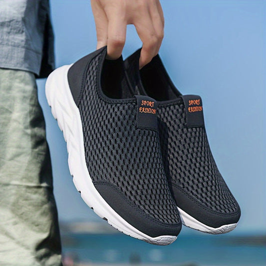 Herrar Sportiga Slip-On Sneakers för Träning och Fritid