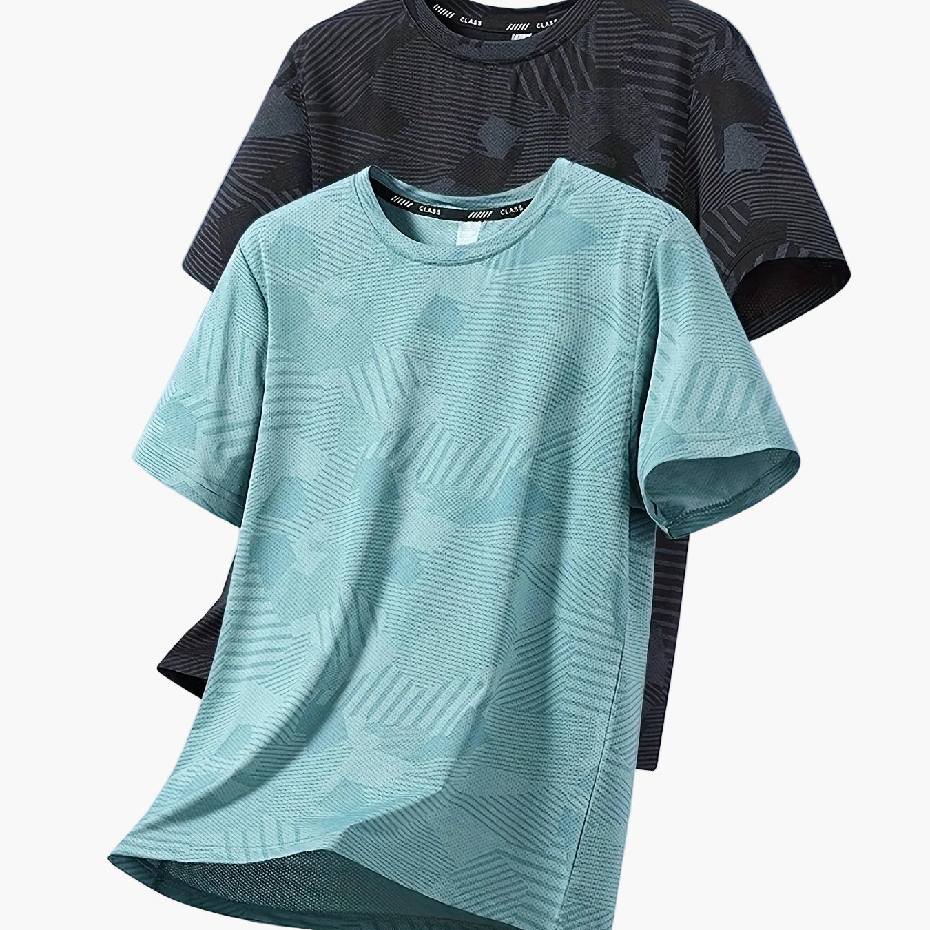 Herr T-shirt Set – Avslappnad Tropisk Stil, Perfekt för Vardagsbruk och Semester