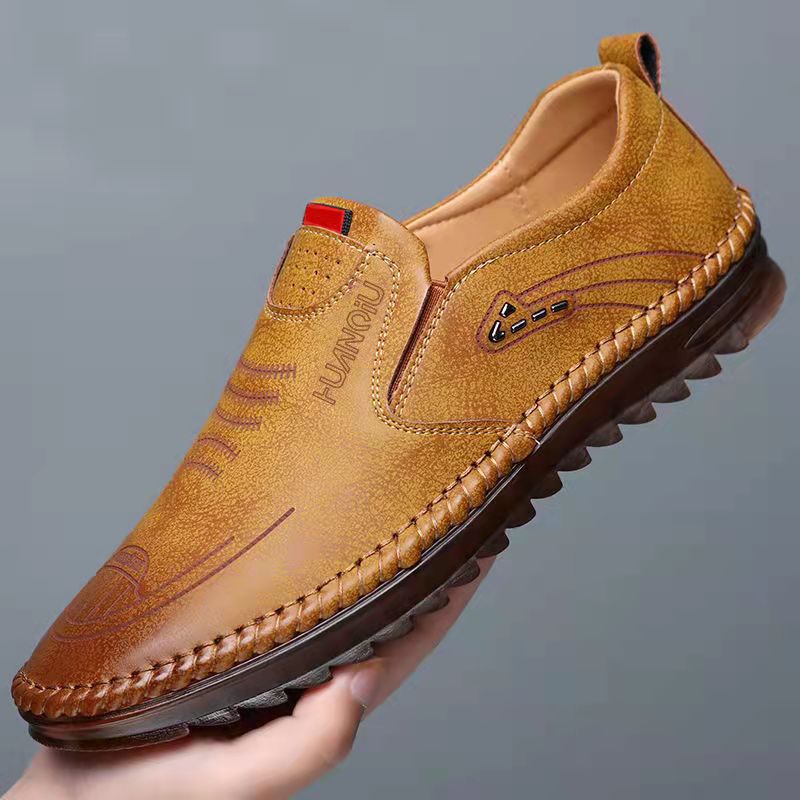 Henry – Andas Halkfria Skinnsneakers för Herr