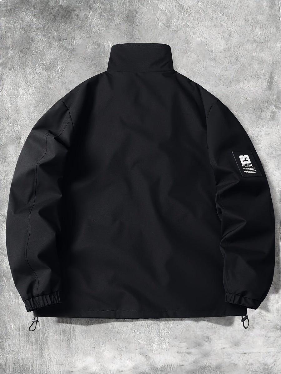 Unisex puffjacka med ståkrage och reflekterande detalj, flera färger