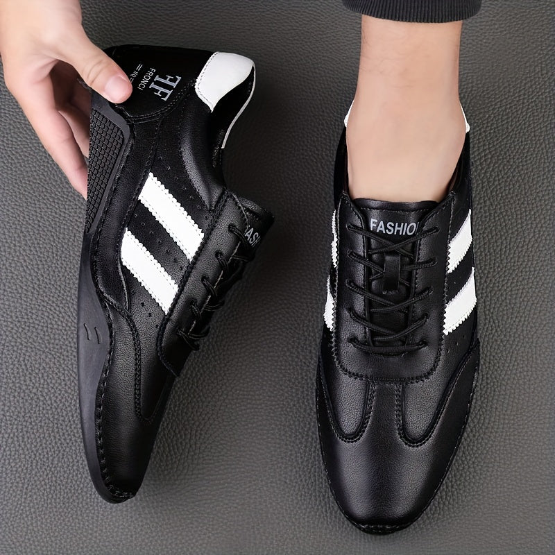 Herr Sneakers Sportig Vardagssko med Modern Design för Fritid och Stadsliv