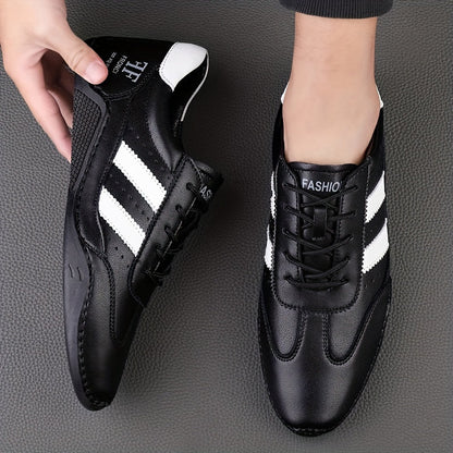 Herr Sneakers Sportig Vardagssko med Modern Design för Fritid och Stadsliv