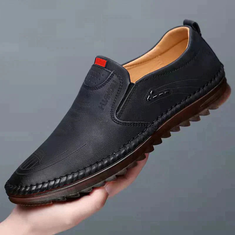 Henry – Andas Halkfria Skinnsneakers för Herr
