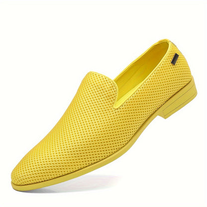 Herr Slip-On Formella Skor för Bröllop och Kontor – Elegant och Bekväm Stil
