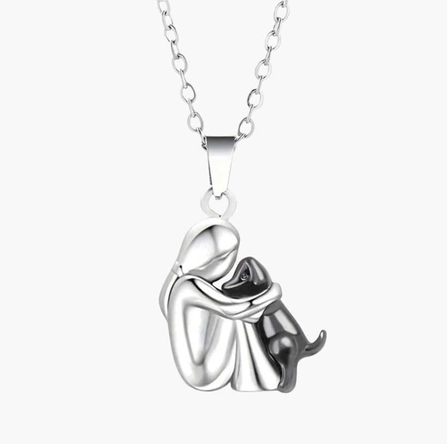 Dam Halsband Hundälskare Symbolisk Hängsmycke Vänskap Gåva