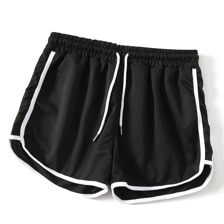 Damers sportiga träningsshorts med dragsko – perfekt för träning och fritid