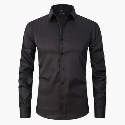 Herrskjorta Slim Fit – Business & Smart Casual, Elegant Skjorta för Arbete och Fest