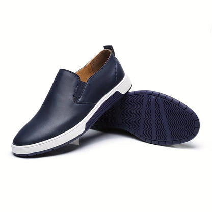 Herr Slip-on Sneakers Casual Vardagsskor Låg Klack Bekväma
