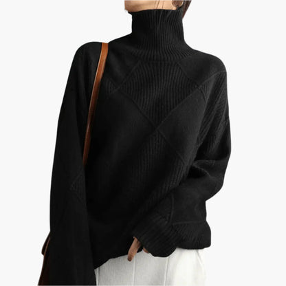 Dam Tröja i Oversized Stil för Vardagsbruk och Eleganta Tillfällen