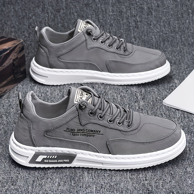 Herr Sneakers Låga Streetwear Modern Stil Vardagsbruk