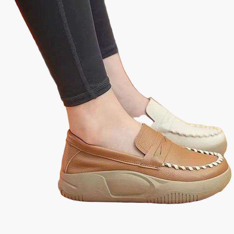 Damloafers med ortopedisk komfort och halkfri sula – vardagsskor med modern design