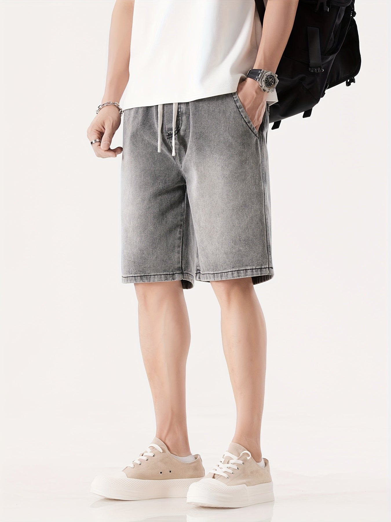 Herr Bermuda Shorts Loose Fit – Avslappnad Vardagsstil