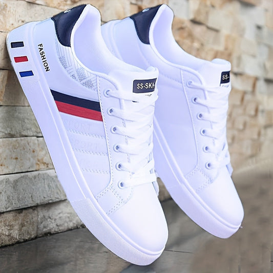 Herr Sneakers Sportiga Vardagsskor med Låg Profil - Trendig och Bekväm för Fritid och Stadsliv