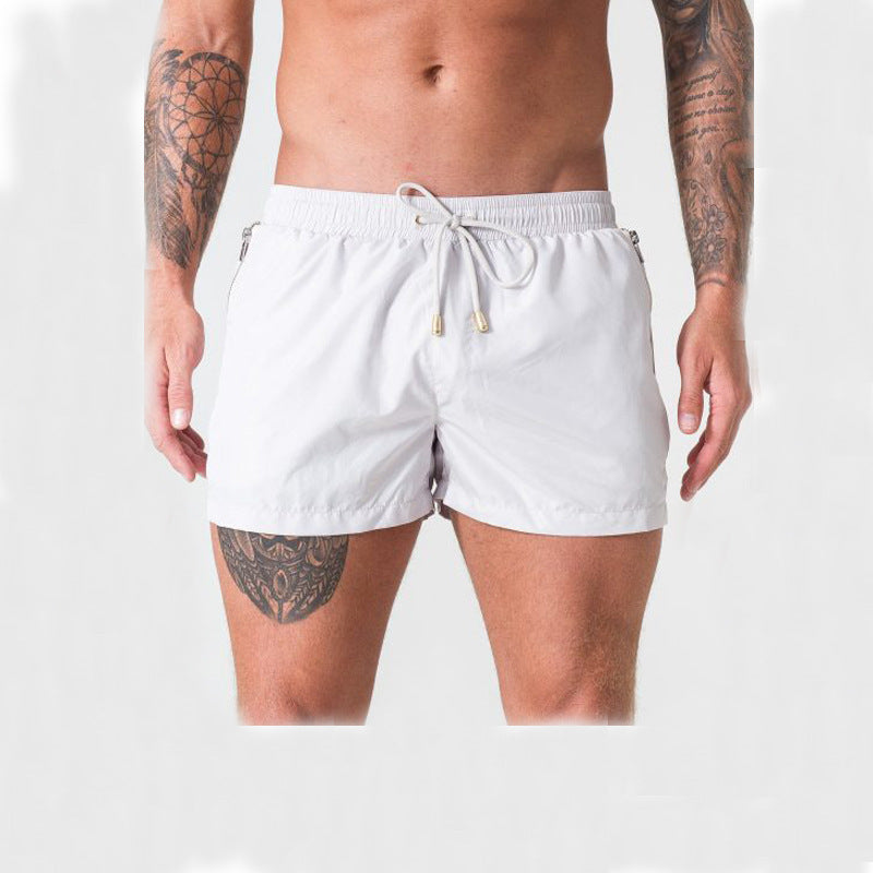 Herr Badbyxor Korta Sportiga Simshorts – Perfekt för Strand och Träning