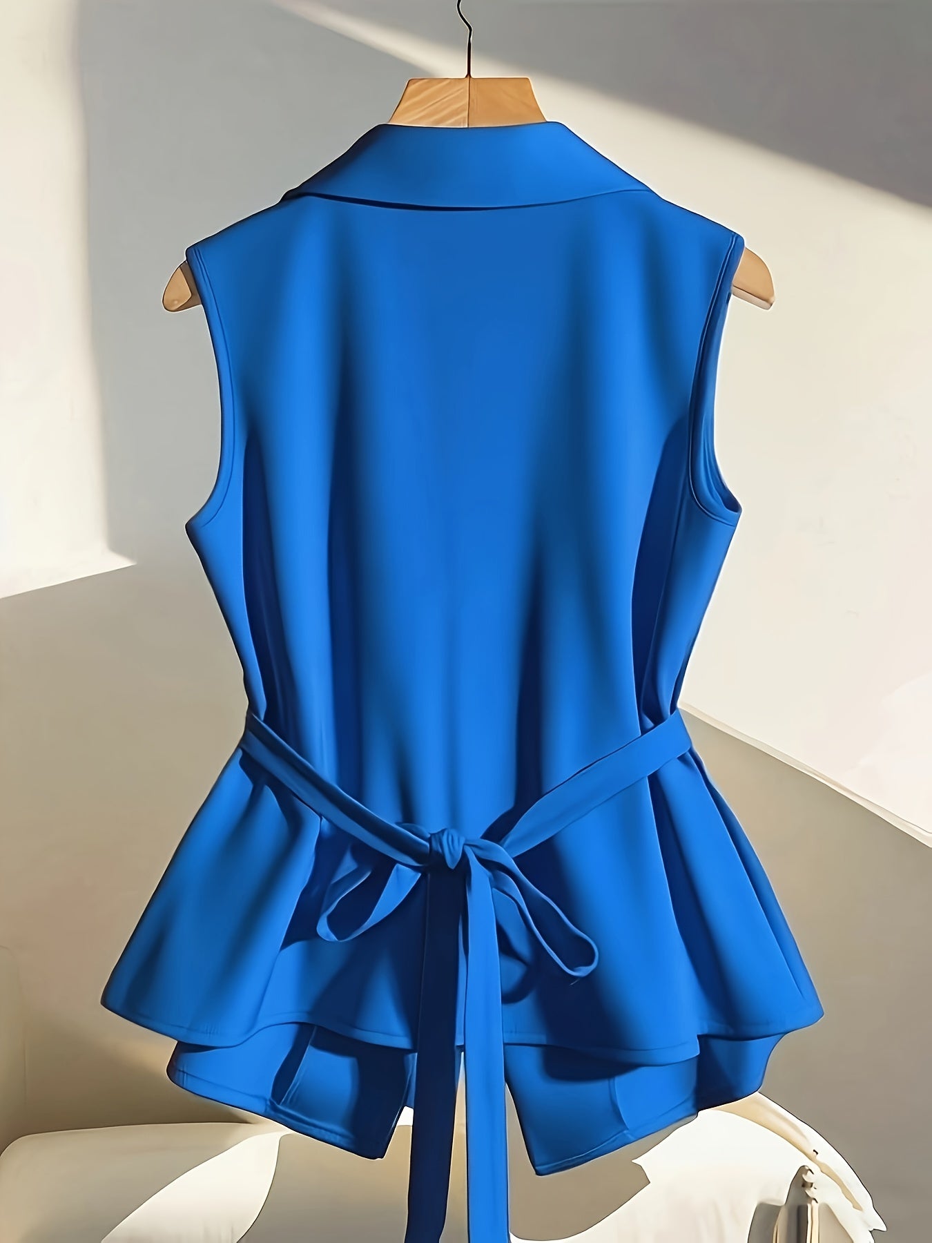 Dam Väst Kavaj Elegant Skräddarsydd Chic Kontorsstil