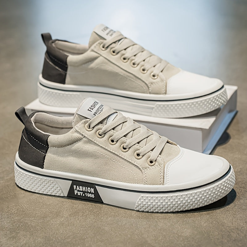 Herrsneakers i avslappnad streetstil för vardagsbruk och promenader