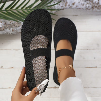 Dam Mary Jane Promenadskor – Bekväma och Flexibla Vardagsballerinas