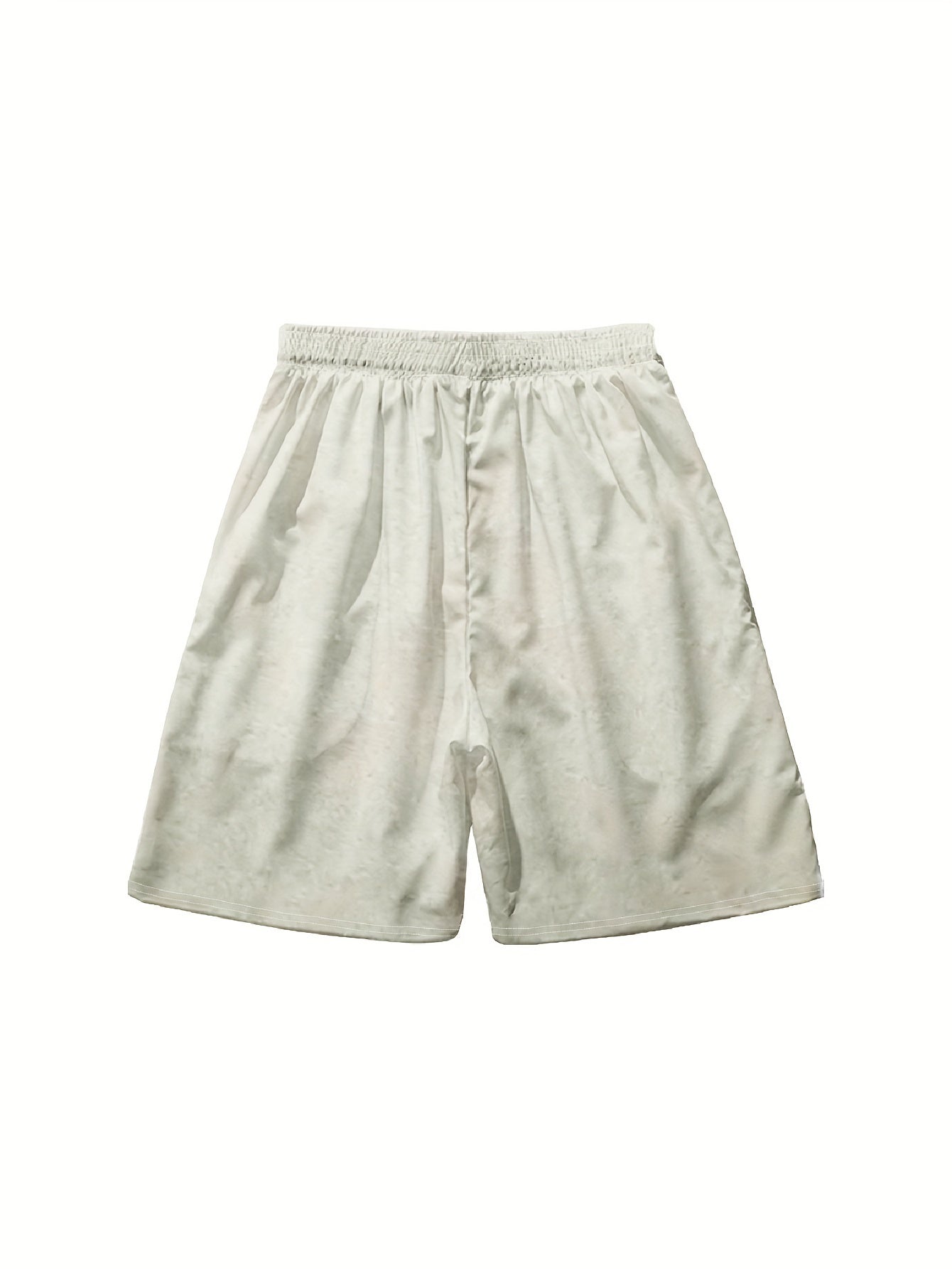 Herrshorts med etniskt mönster och konstnärligt motiv – Avslappnad stil för sommar och semester
