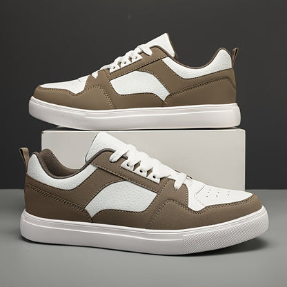 Herr Sneakers Låg Modell Preppy Stil för Vardagsbruk