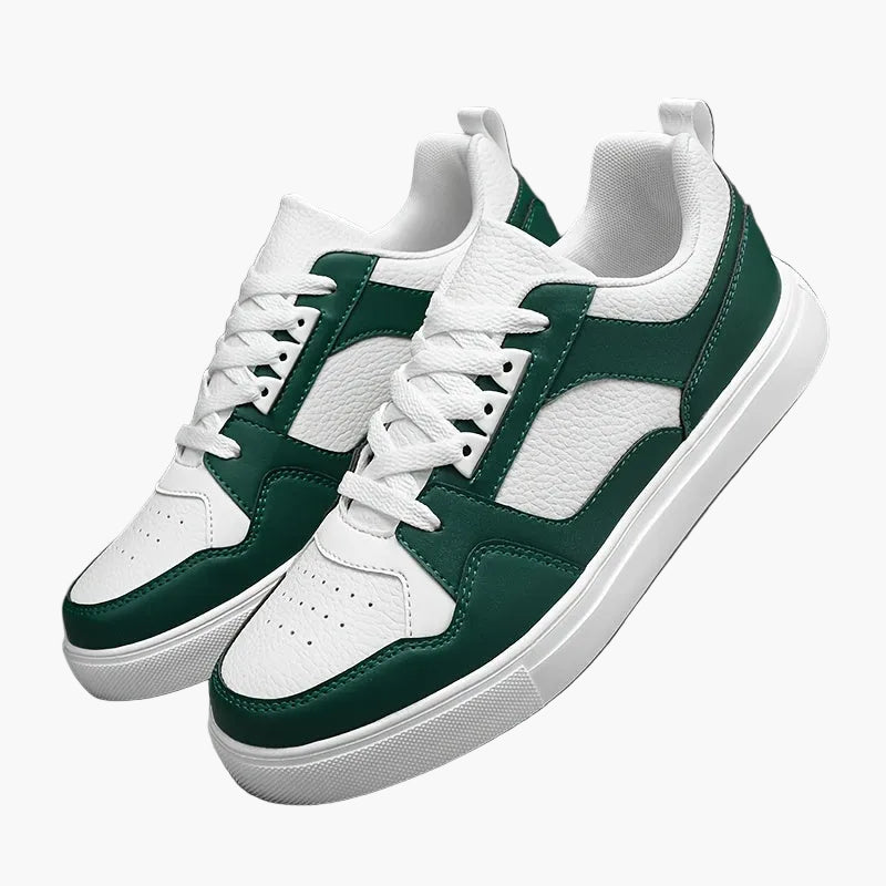 Herr Sneakers Låg Modell Preppy Stil för Vardagsbruk
