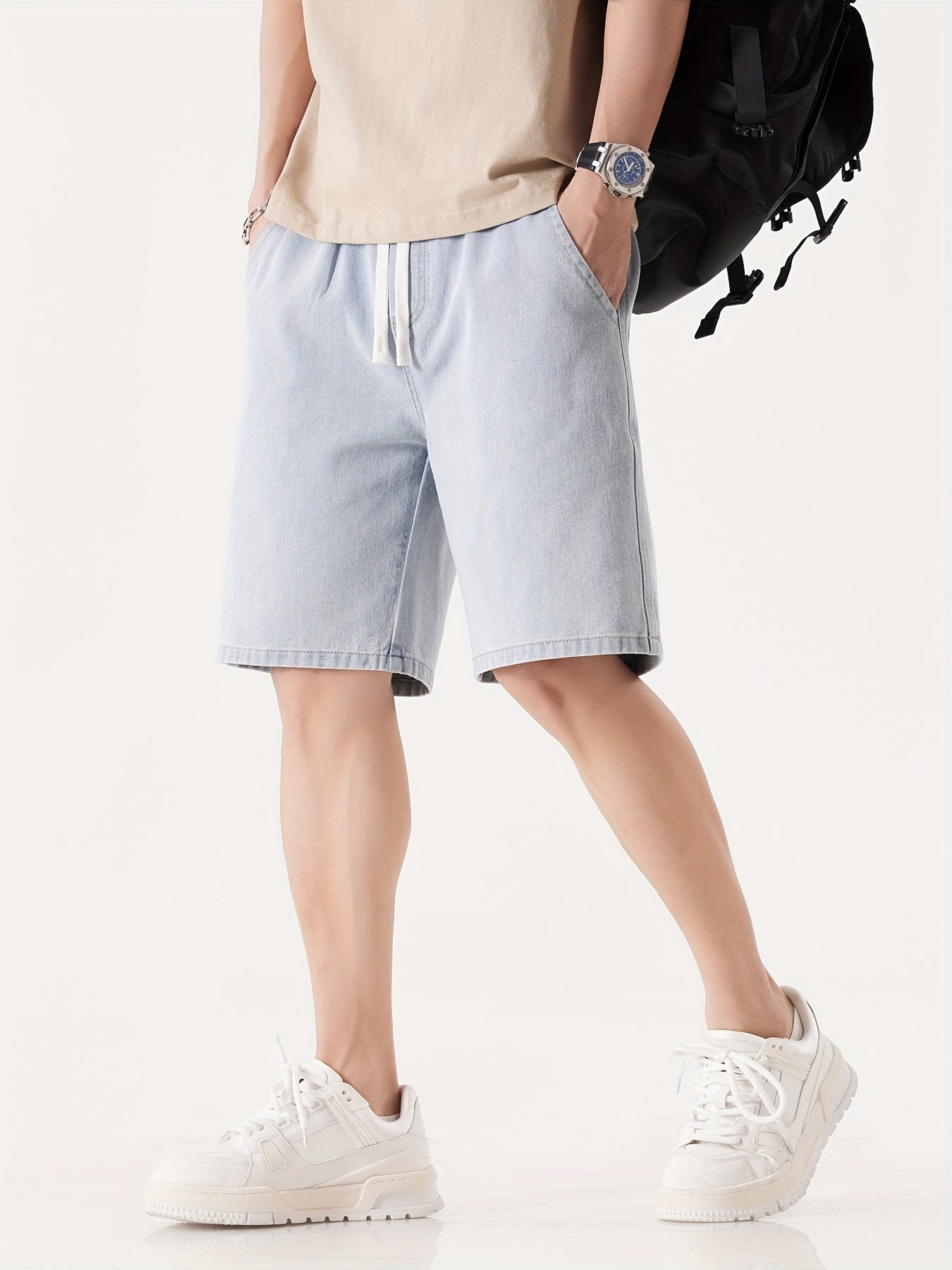 Herr Bermuda Shorts Loose Fit – Avslappnad Vardagsstil