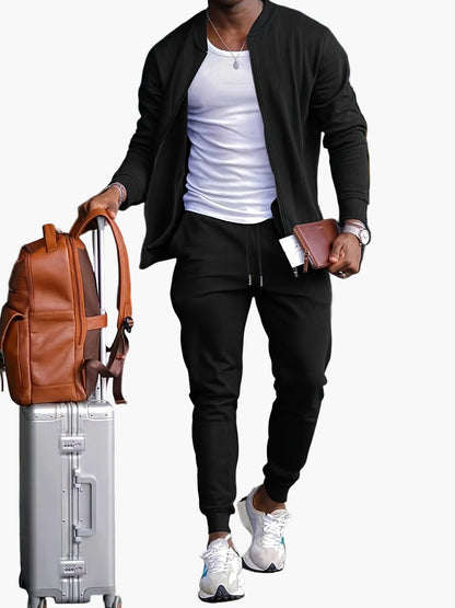 Herr Träningsdress Set För Aktiv Livsstil – Modern Sportig Look För Träning & Fritid