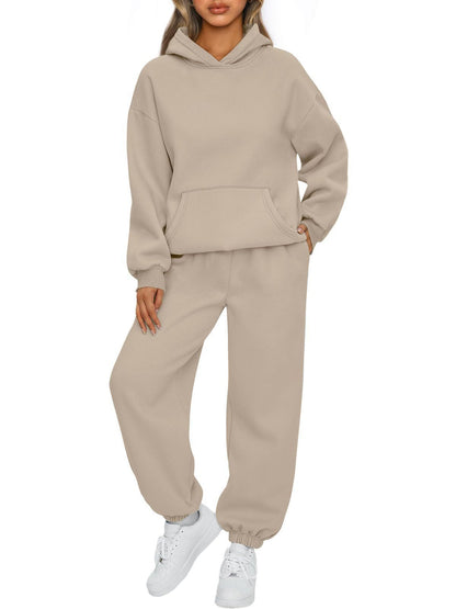Emma – Tvådelad Casual Hoodie Sportbyxor Set