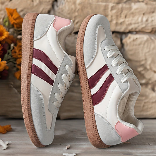 Dam Sneakers Retro Stil Vardagsskor Bekväma Träningsskor