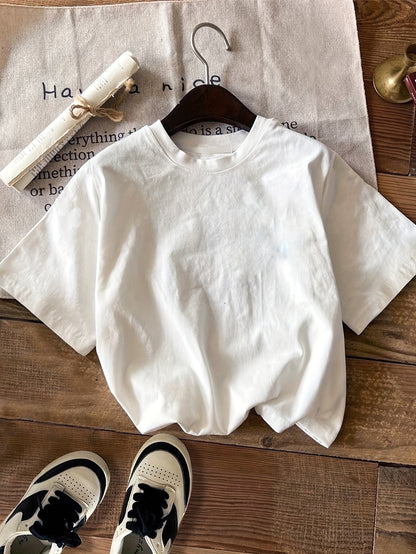 Dam T-shirt med Stor Stjärntryck, Sportig och Trendig för Vår/Sommar