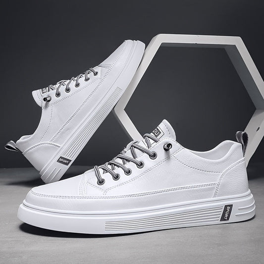 Herr Sneakers Låga Sportiga Vardagsskor Modern Streetstil