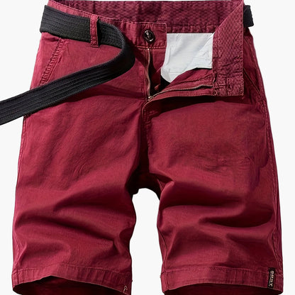 Herr Bermuda Shorts med Bälte – Avslappnad Stil för Sommar och Fritid