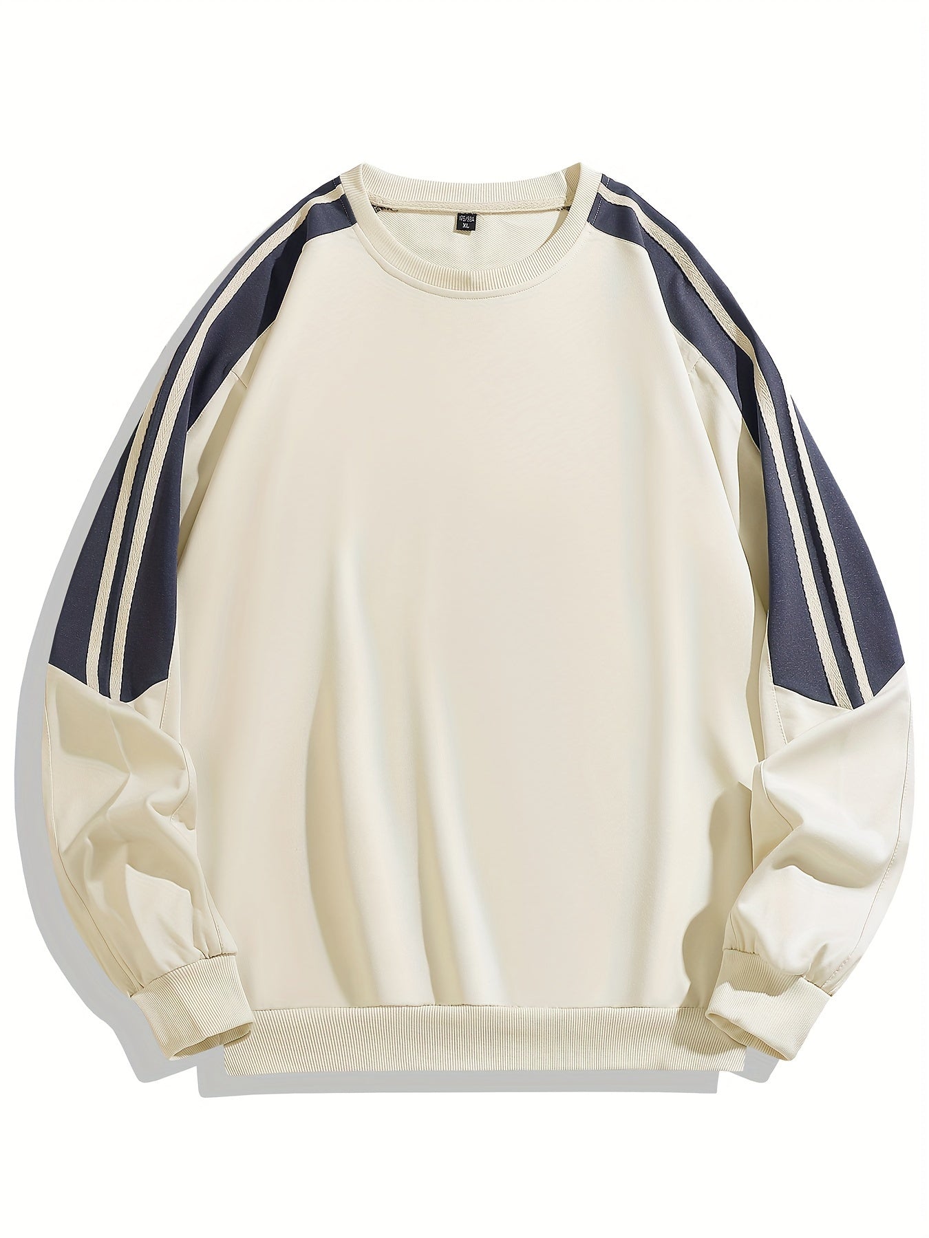 Herrarnas lediga sportset med randig design – tränings- och fritidsoutfit