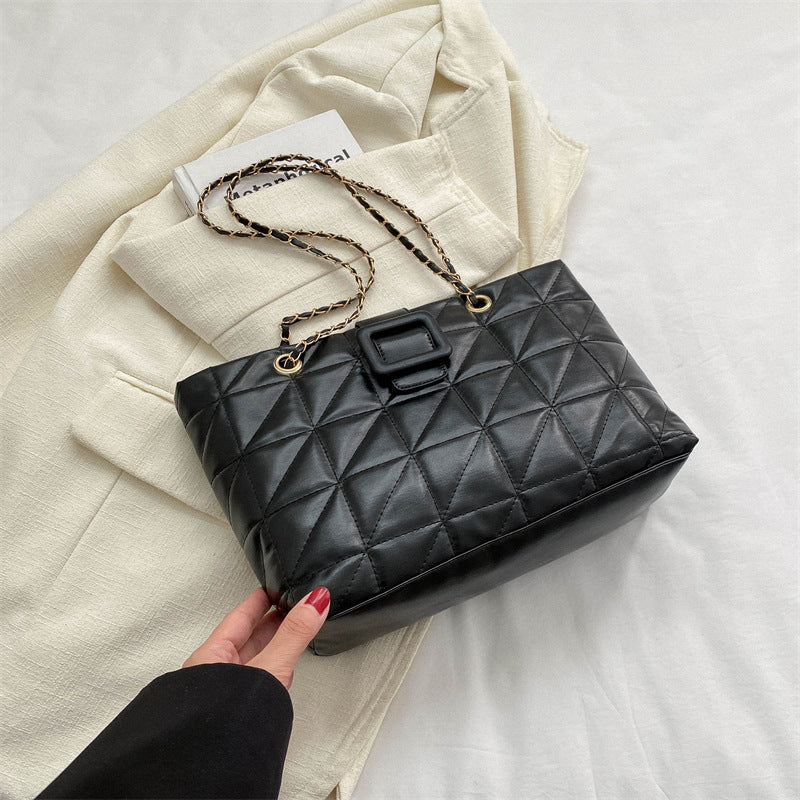 Victoria – Trendig Chict Chanel-stil Rombformad Kedjeväska