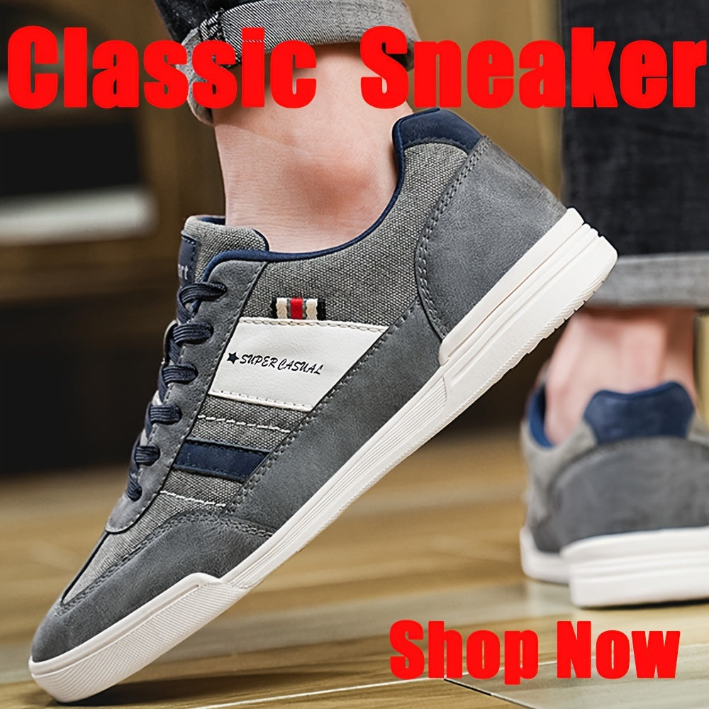 Herr Sneakers Sportig Vardagssko Retro Stil för Daglig Användning