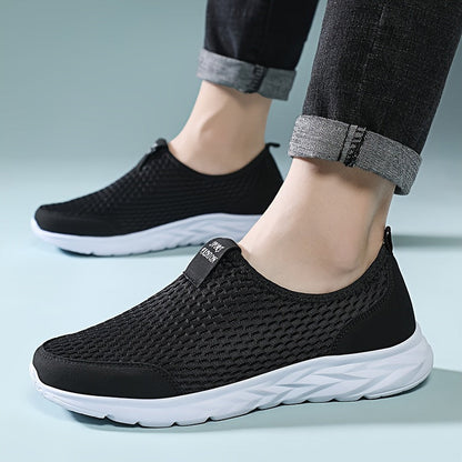 Herrar Sportiga Slip-On Sneakers för Träning och Fritid