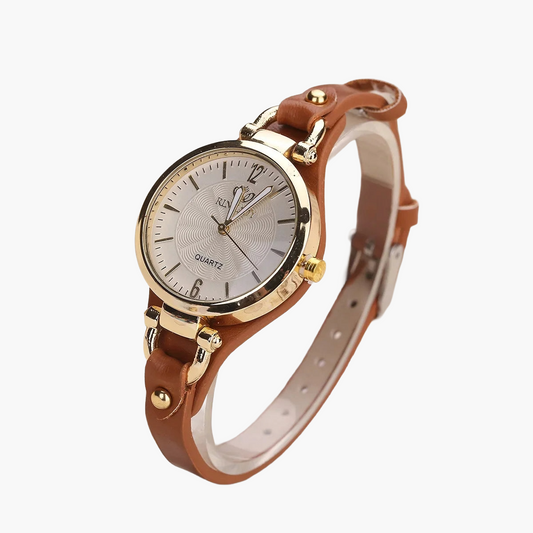 Damklocka vintage stil elegant vardagsur quartz