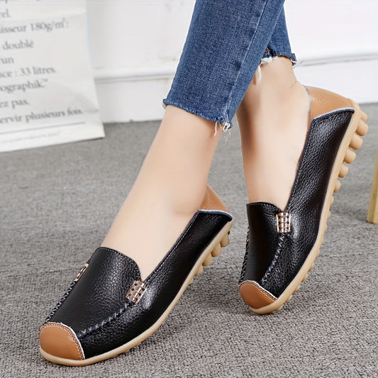 Dam Loafers Casual Komfort Skor Slip-on Vardag Eleganta Promenadskor