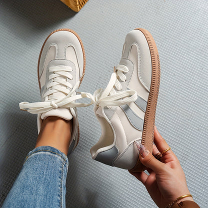 Dam Sneakers Retro Stil Vardagsskor Bekväma Träningsskor