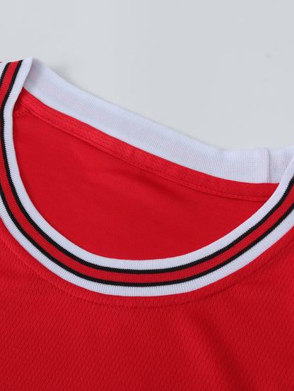 Herr Vintage Basketlinne Chicago 30 – Sportig Retro Tanktop för Träning och Fritid