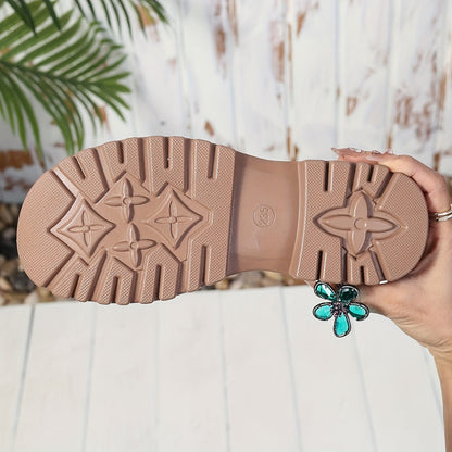 Damloafers med kedjedetalj – Preppy slip-on för vardagsbruk