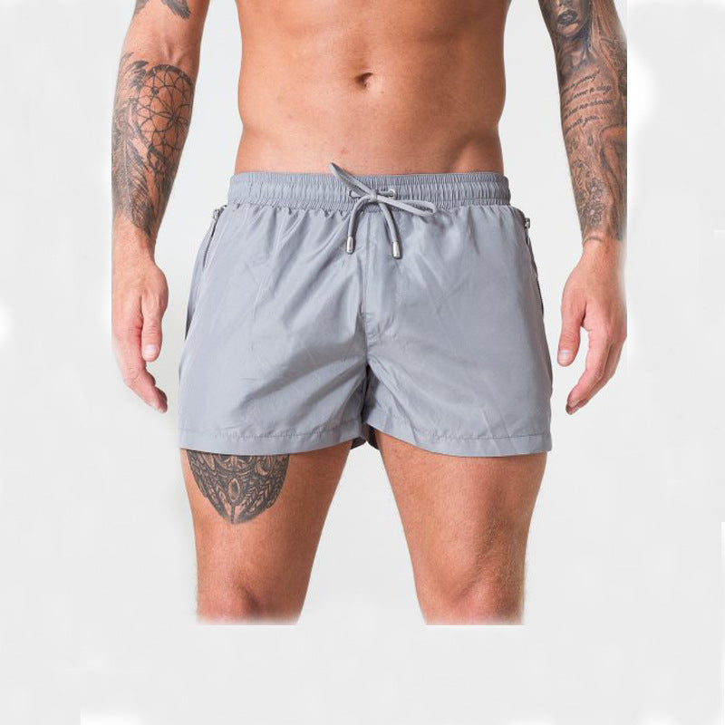 Herr Badbyxor Korta Sportiga Simshorts – Perfekt för Strand och Träning