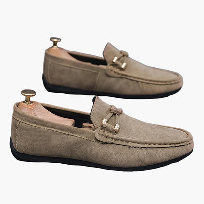 Herr Loafers Slip-on Casual Eleganta Skomode för Vardag och Streetwear