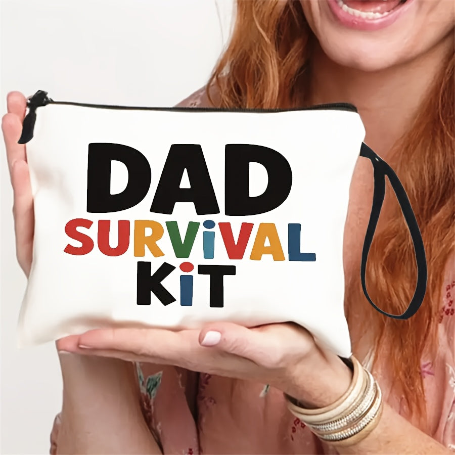 Herr Necessär Dad Survival Kit – Rolig Present till Pappa, Praktisk Förvaring för Vardag och Resa